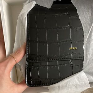COPY - JW PEI Fae Top Handle Bag Black Croc